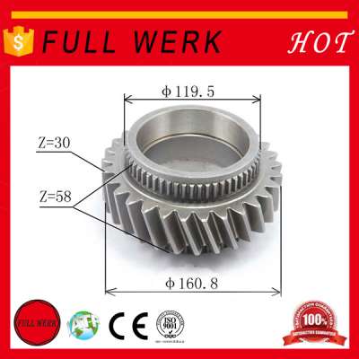 Large diameter steel spur gear ship's gearbox metal worm gear cast steel gear